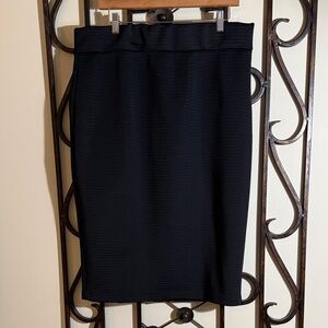 Elegant Black Pencil Skirt